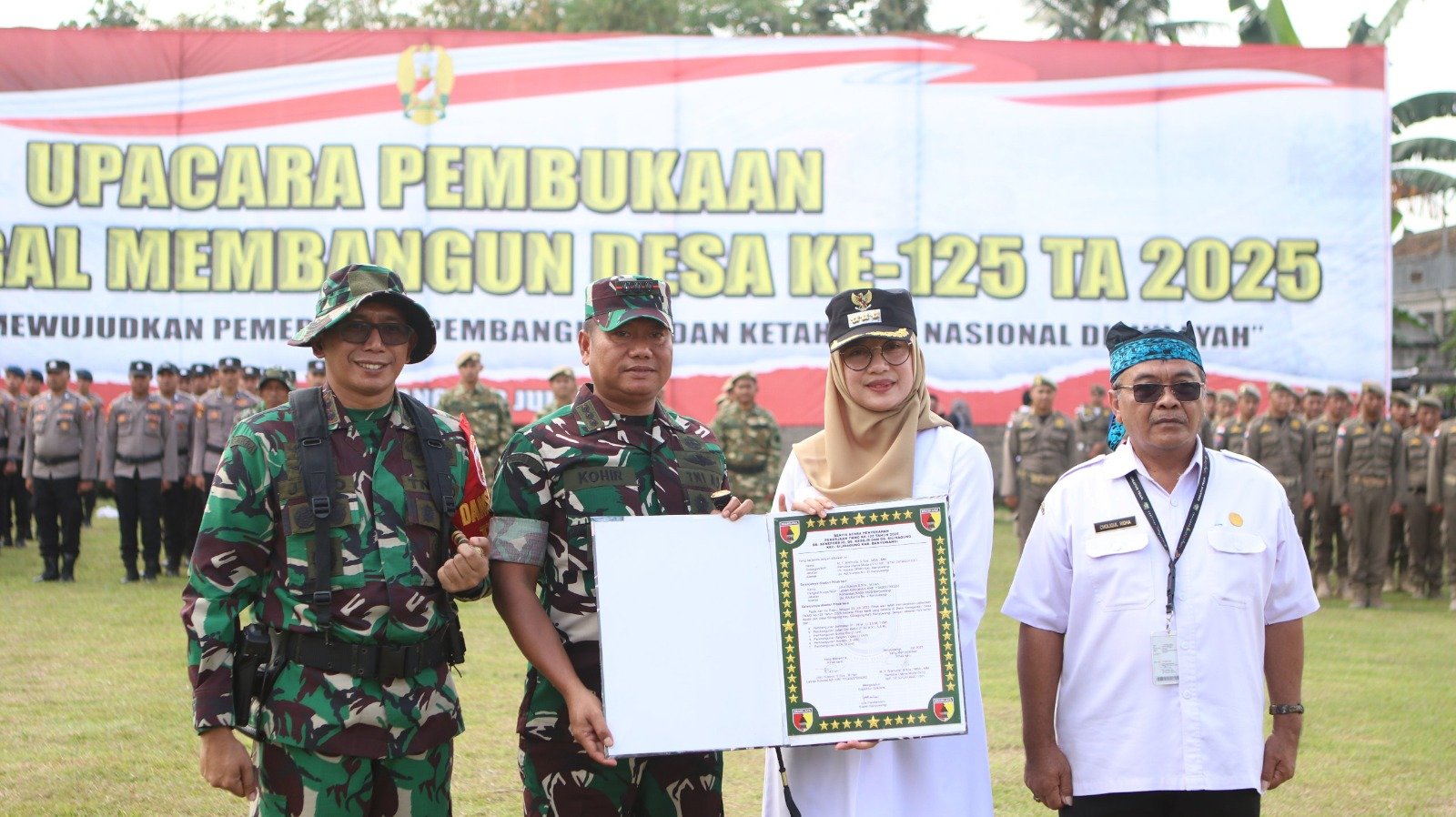 TMMD 125 Kodim 0825/Banyuwangi Resmi Dibuka, Bukti Nyata TNI Membangun Desa
