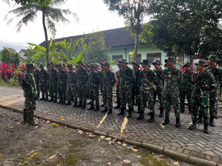 Kodim 0825/Banyuwangi Awali Kegiatan TMMD 125 dengan Apel dan Doa Bersama