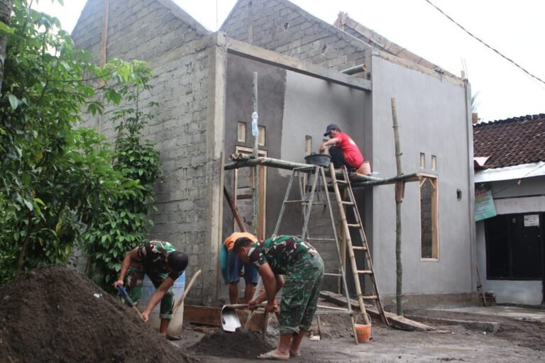 TMMD Kodim 0825/Banyuwangi Percepat Pengerjaan RUTILAHU di Kecamatan Siliragung
