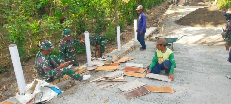 Jembatan Impian Warga Hampir Rampung, Satgas TMMD Kerja Tanpa Lelah
