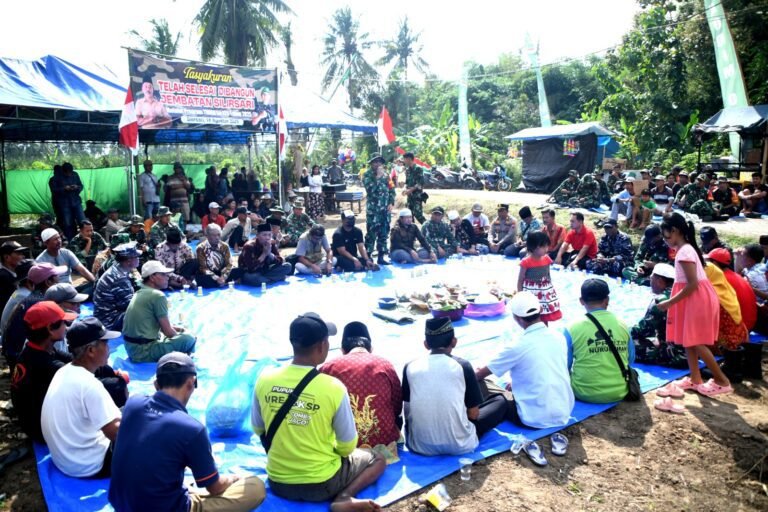 Syukuran Jembatan TMMD 125 Banyuwangi