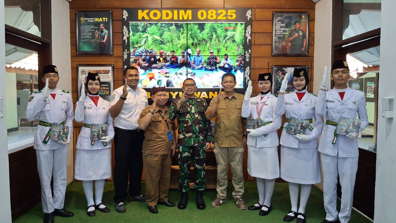 Dandim 0825/Banyuwangi Menerima Audiensi Duta Pancasila Purna Paskibraka Indonesia (DPPI) Tahun 2025