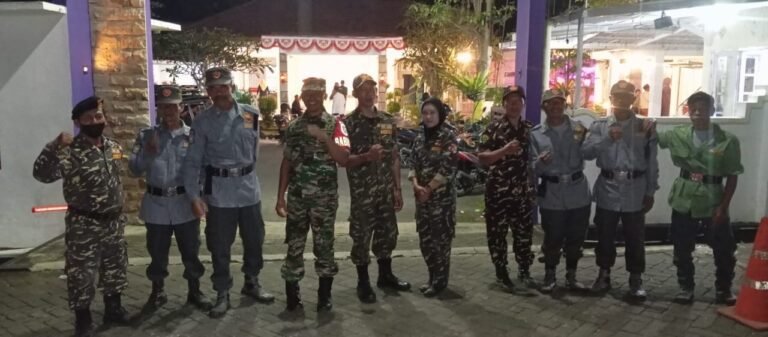 Kolaborasi TNI dan Banser Amankan Paspan Bersholawat dalam Maulid Nabi Muhammad SAW