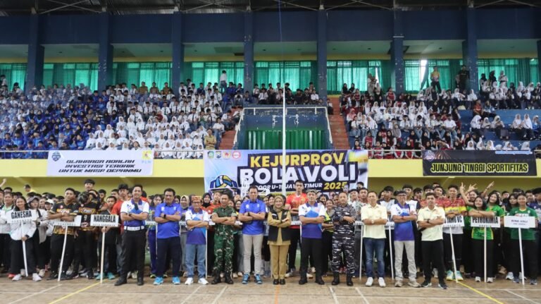 Dandim Banyuwangi Dukung Penuh Kejurprov Bola Voli Jatim U-19, Kobarkan Semangat Sportivitas dan Persaudaraan Atlet Muda