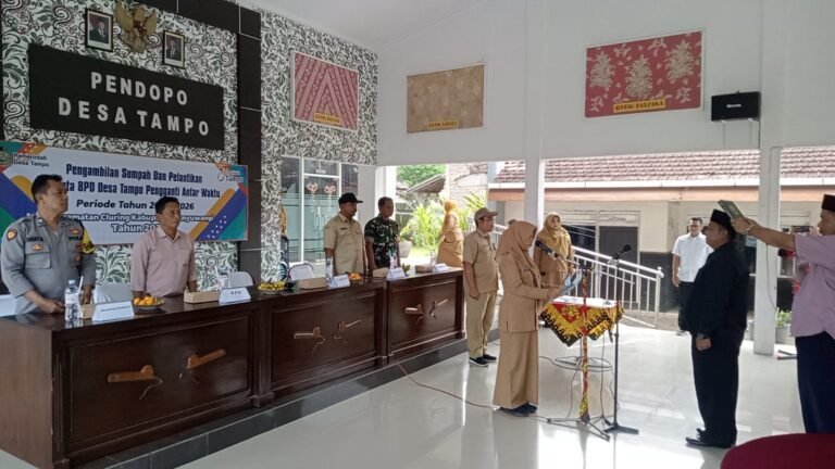 Sumpah di Tengah Perubahan: Desa Tampo Resmi Miliki Anggota BPD PAW Baru 2018–2026