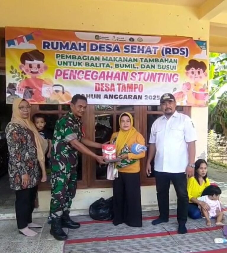 Serka I Putu Merta ‘Sambangi’ Posyandu