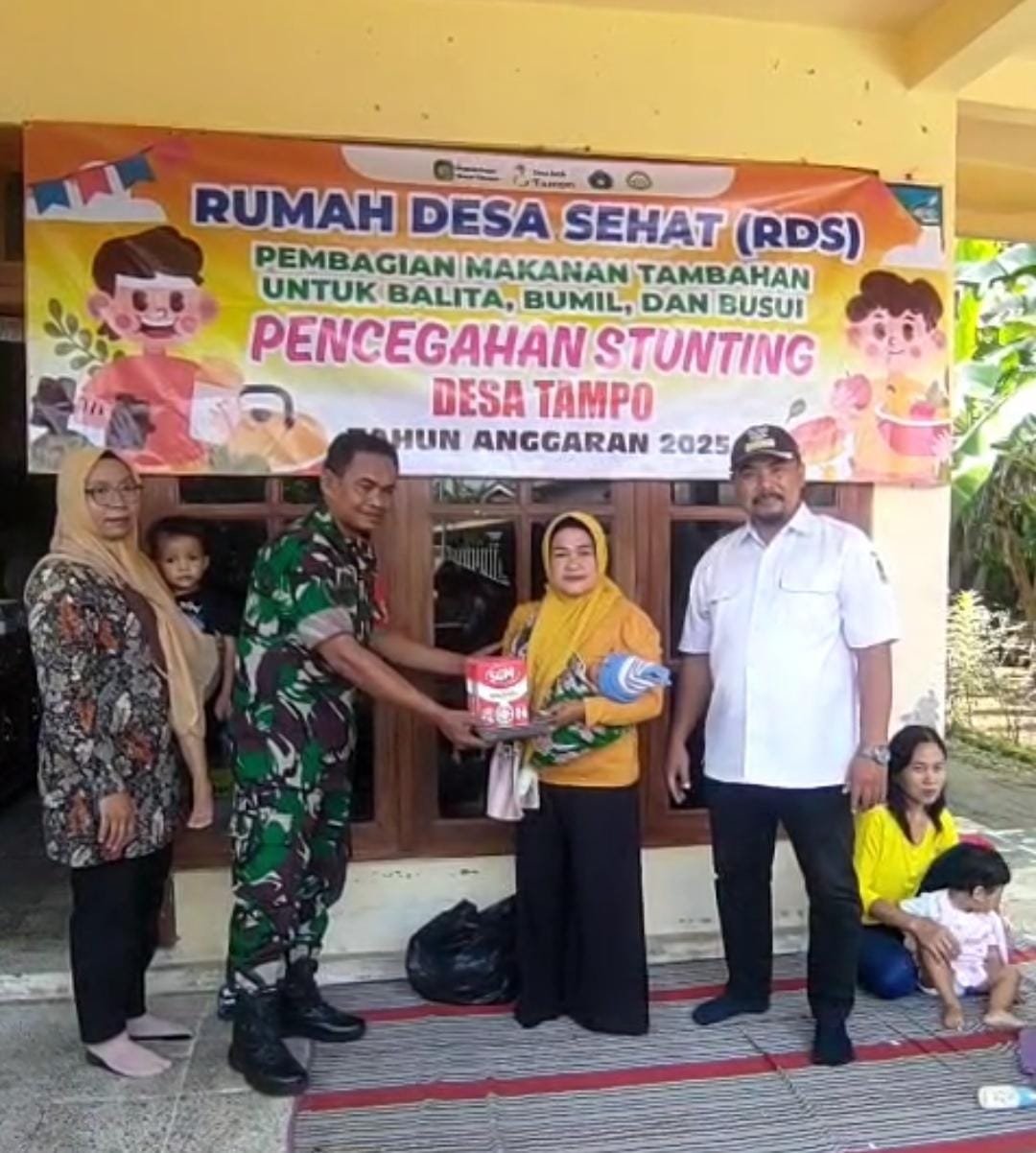 Serka I Putu Merta ‘Sambangi’ Posyandu