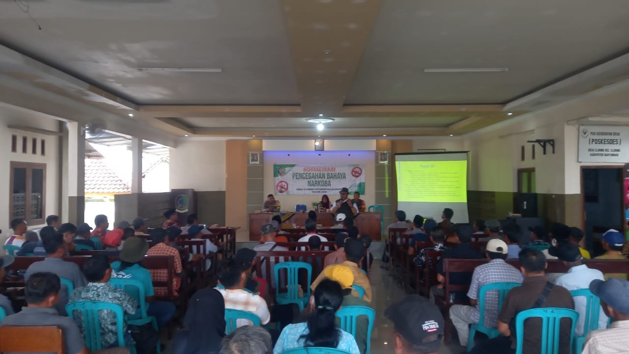 Babinsa Cluring Sertu Nurul Huda Hadiri Sosialisasi Pencegahan Bahaya Narkoba Tahun 2025