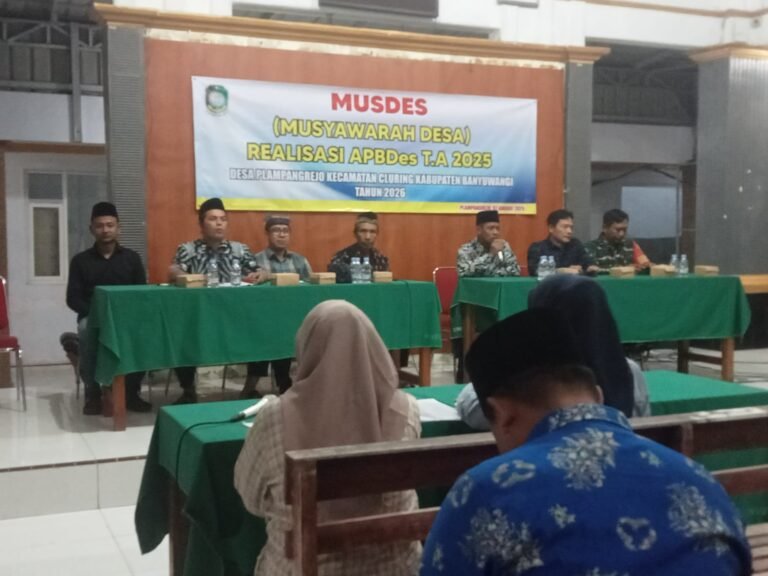Babinsa Plampangrejo Dampingi Pelaksanaan Musyawarah Desa