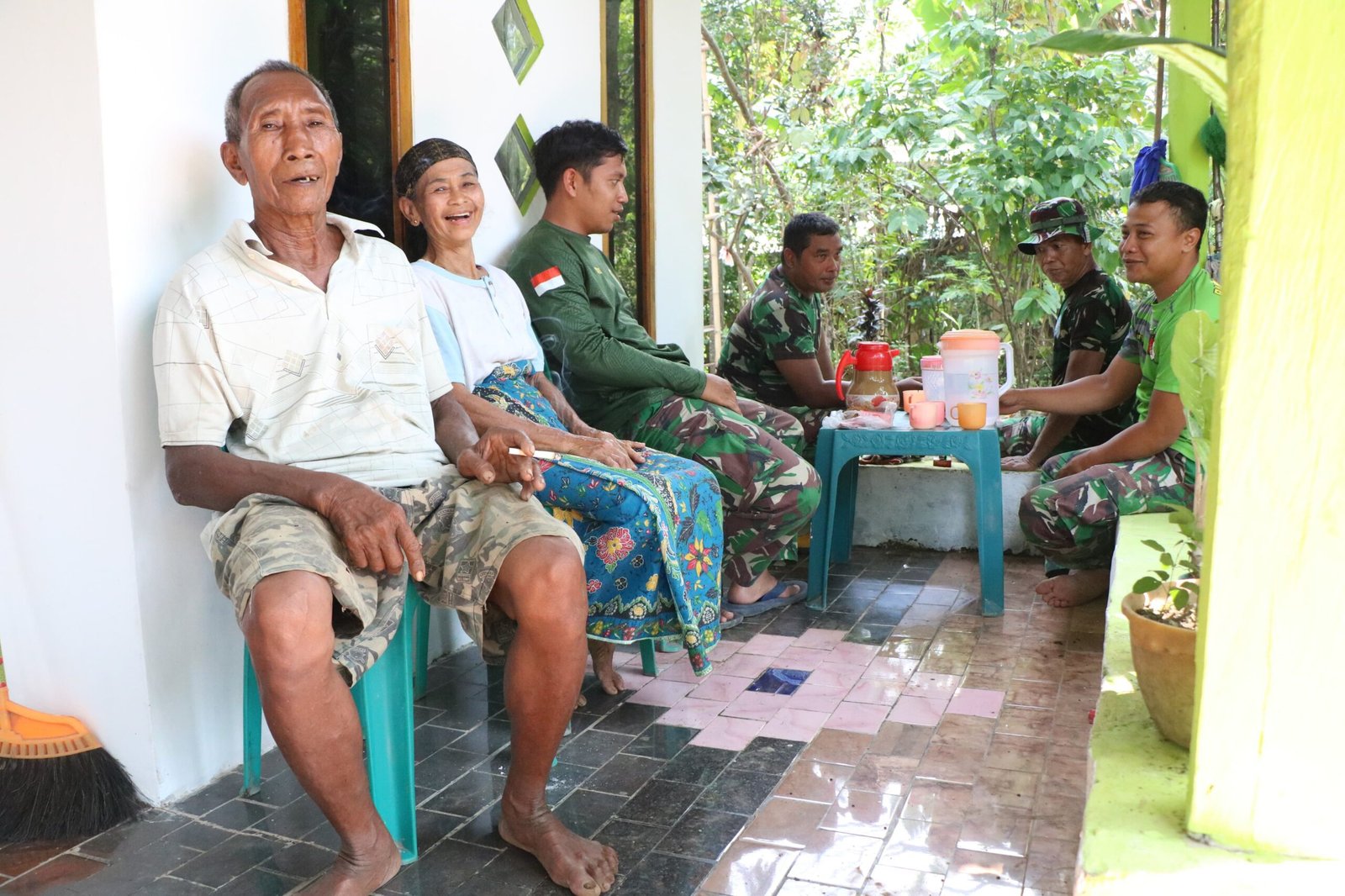 Warga Desa Brabe Sambut Positif Kegiatan Non Fisik TMMD Ke-128. 