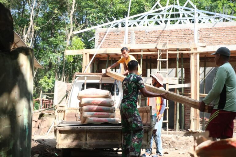 Satgas Gerak Cepat, Material Bangunan Musholla Kembali Datang 