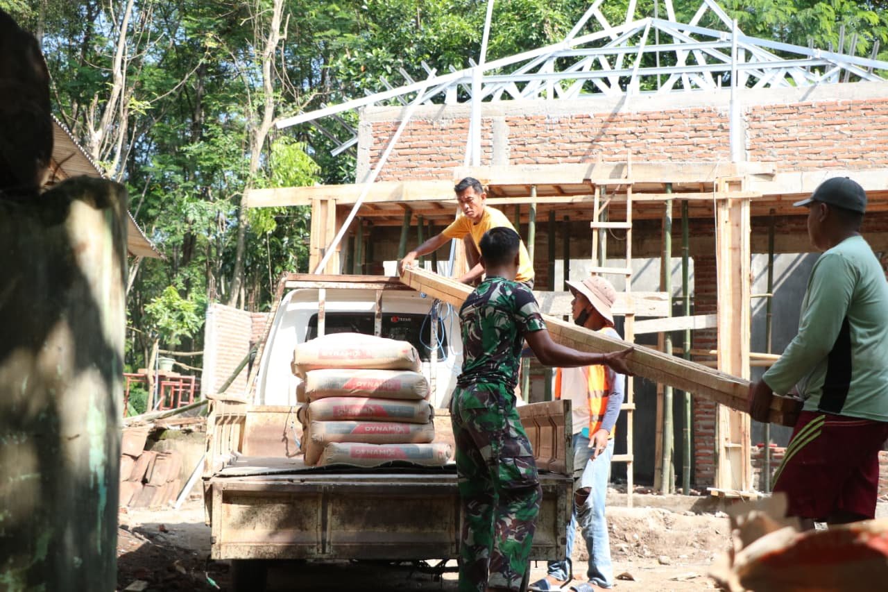 Satgas Gerak Cepat, Material Bangunan Musholla Kembali Datang 