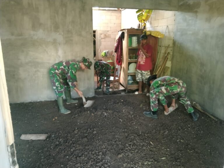 TMMD Ke-128 Tinggal Hitungan Hari, Satgas Percepat Proses Pembangunan RTLH Milik Sayani